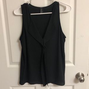 Black Sleeveless Blouse